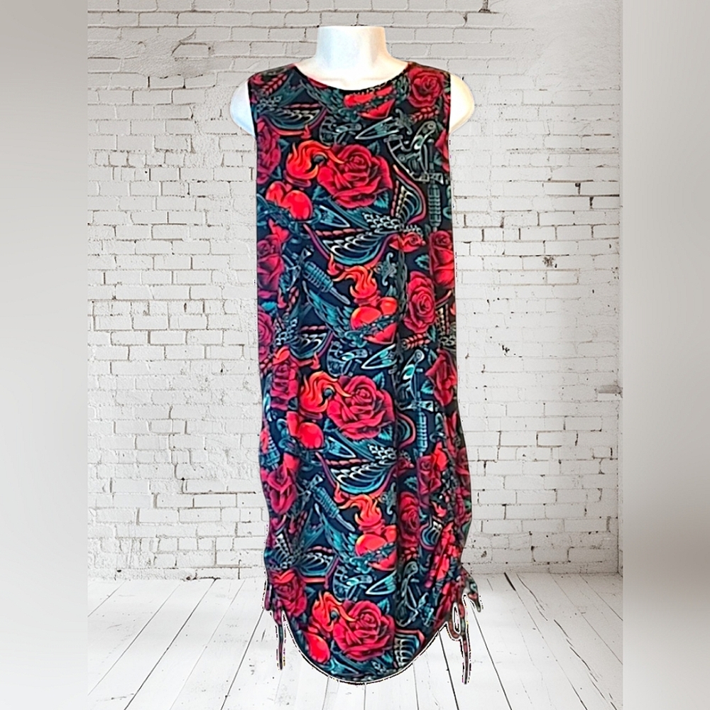 🔥The Scorned Heart Tattoo Pattern Dress by CVG- Constant Varied Gear M/L